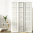 Artiss Room Divider Screen Privacy Wood Dividers Stand 3 Panel Nova White - RnR Galore