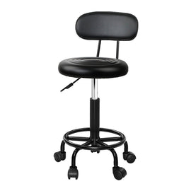 Artiss Salon Stool Swivel Chair Backrest - RnR Galore
