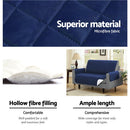 Artiss Sofa Cover Couch Covers 3 Seater Quilted Navy - RnR Galore
