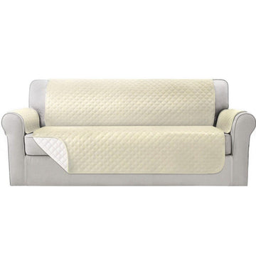 Artiss Sofa Cover Couch Covers 4 Seater 100% Water Resistant Beige - RnR Galore