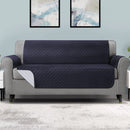 Artiss Sofa Cover Couch Covers 4 Seater 100% Water Resistant Dark Grey - RnR Galore