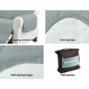Artiss Sofa Cover Couch Covers 4 Seater 100% Water Resistant Grey - RnR Galore