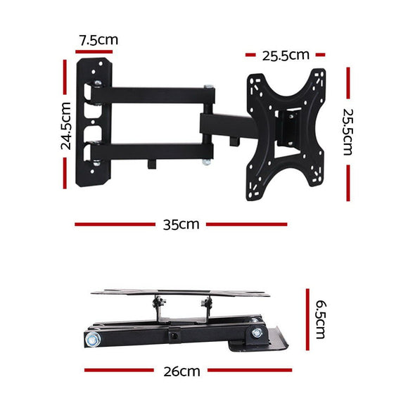 Artiss TV Wall Mount Bracket for 17" - 42" LED LCD TVs Full Motion Strong Arms - RnR Galore