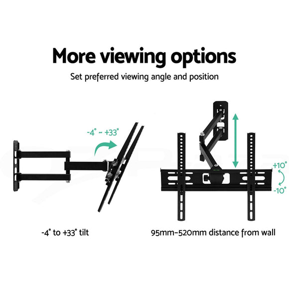 Artiss TV Wall Mount Bracket for 23" - 55" LED LCD TVs Full Motion Strong Arms - RnR Galore