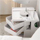 ArtissIn Storage Trolley Bedside Table 3 Tier Cart Boby Replica White - RnR Galore