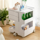 ArtissIn Storage Trolley Bedside Table 3 Tier Cart Boby Replica White - RnR Galore