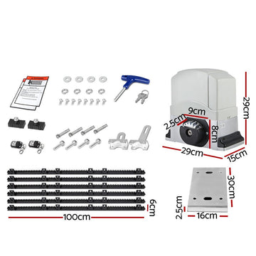 Auto Electric Sliding Gate Opener 1200KG 6M Rails - RnR Galore