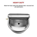 Automatic Water Trough Stainless Steel 304 Bowl - RnR Galore