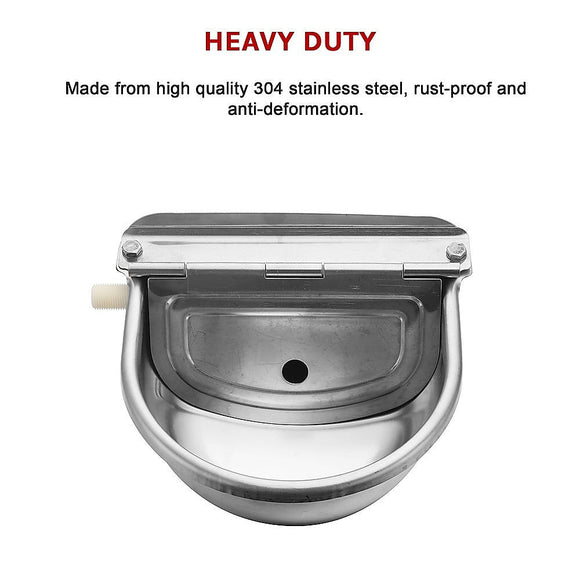 Automatic Water Trough Stainless Steel 304 Bowl - RnR Galore
