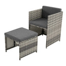 Bali 11 Piece Outdoor Dining Set - Grey - RnR Galore