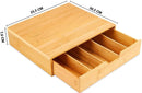 Bamboo K - Cup Coffee Pod Holder Storage Organizer for Kitchen, Jewelry and Cosmetic - RnR Galore