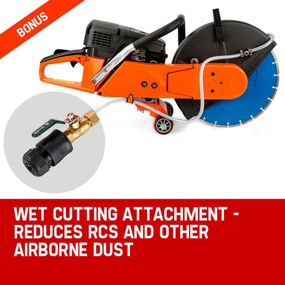 Baumr - AG 75cc Concrete Cut Off Demolition Saw Wet Demo Road Cutter Brick - RnR Galore