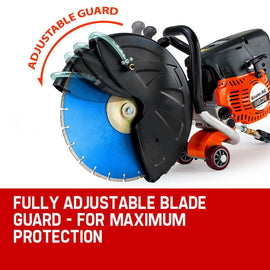 Baumr - AG 75cc Concrete Cut Off Demolition Saw Wet Demo Road Cutter Brick - RnR Galore