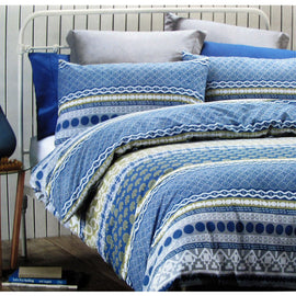 Belmondo Angelique Easy Care Quilt Cover Set Queen - RnR Galore
