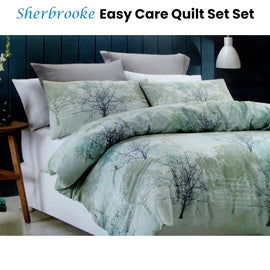 Belmondo Sherbrooke Forest Easy Care Quilt Cover Set Queen - RnR Galore