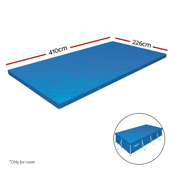 Bestway 58017 Pool Cover Fits 4x2.11m Above Ground Swimming Pool PE Blanket - RnR Galore
