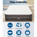 Bestway Air Mattress Queen Inflatable Bed 46cm Airbed Grey - RnR Galore