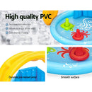 Bestway Kids Pool 115x89x76cm Inflatable Play Swimming Pools w/ Canopy 31L - RnR Galore