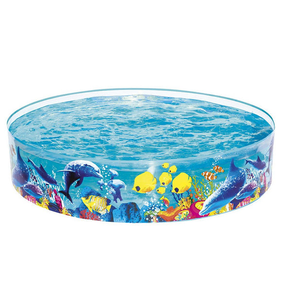 Bestway Kids Pool 183x38cm Round Above Ground Rigid Swimming Pools Undersea 946L - RnR Galore