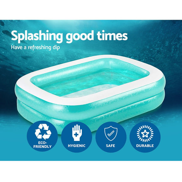 Bestway Kids Pool 200x146x48cm Inflatable Above Ground Swimming Pools 450L - RnR Galore