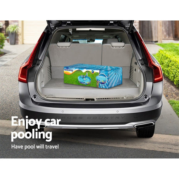 Bestway Kids Pool 244x46cm Round Above Ground Rigid Swimming Pools Undersea 2074L - RnR Galore