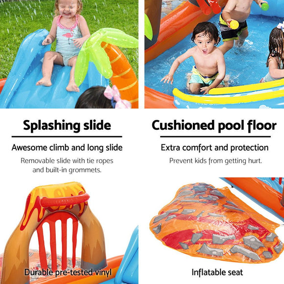 Bestway Kids Pool 265x265x104cm Inflatable Above Ground Swimming Play Pools 208L - RnR Galore