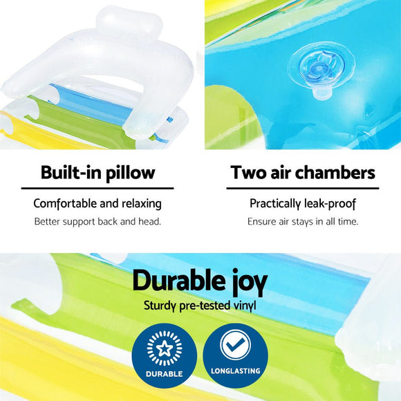 Bestway Pool Float Inflatable Lounge Seat Pillow Bed - RnR Galore