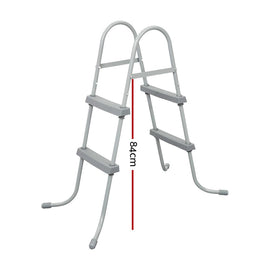 Bestway Pool Ladder 84cm 2 Step Above Ground Swimming Pools Removable Steps Stairs - RnR Galore