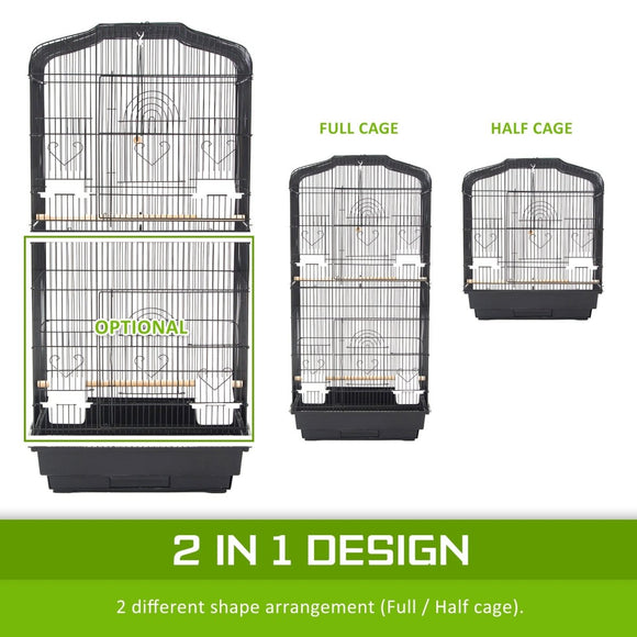 Bird Cage Parrot Aviary 2IN1 Design VEER 92cm - RnR Galore