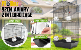 Bird Cage Parrot Aviary 2IN1 Design VEER 92cm - RnR Galore