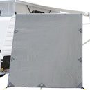 Caravan Privacy Screen Roll Out Awning 2.1x1.8M Sun Shade Pop Top End Wall Grey - RnR Galore