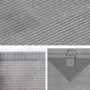 Caravan Privacy Screen Roll Out Awning 4Mx1.95M End Wall Side Sun Shade Grey - RnR Galore