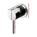 Cefito Basin Mixer Wall Tap Round Brass Faucet Shower Bathtub Chrome - RnR Galore