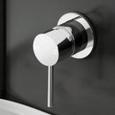 Cefito Basin Mixer Wall Tap Round Brass Faucet Shower Bathtub Chrome - RnR Galore