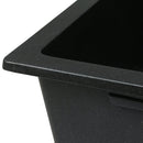 Cefito Kitchen Sink 80X48CM Granite Stone Kitchen Sinks in Black - RnR Galore