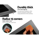 Cefito Kitchen Sink 80X48CM Granite Stone Kitchen Sinks in Black - RnR Galore