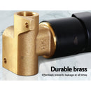 Cefito Shower Mixer Tap Wall Bath Taps Brass Hot Cold Basin Bathroom Black - RnR Galore