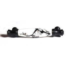 Ceramics Kitchen Cabinet Handles Bar Drawer Handle Pull black 128mm - RnR Galore