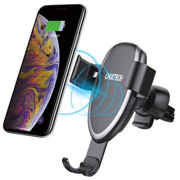 CHOETECH T536 - S Fast Wireless Charging Car Mount Phone Holder - RnR Galore