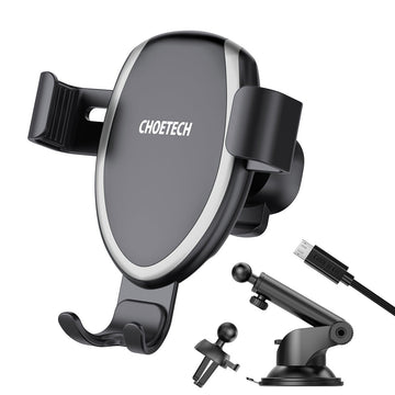 CHOETECH T536 - S Fast Wireless Charging Car Mount Phone Holder - RnR Galore