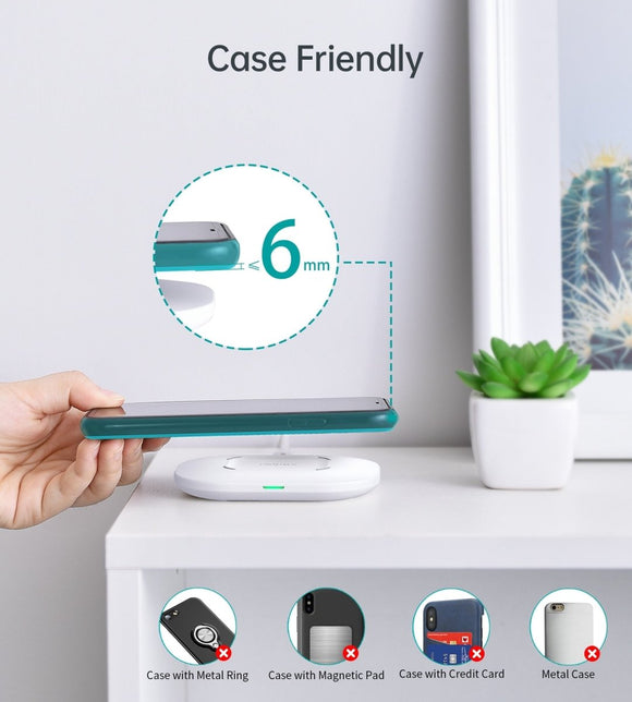 CHOETECH T550 - F Airpods/Phone Wireless Fast Charging Pad - RnR Galore