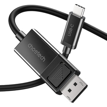 CHOETECH XCP - 1803 USB - C To DisplayPort Cable 8K@30Hz 1.8M Two - Way - RnR Galore