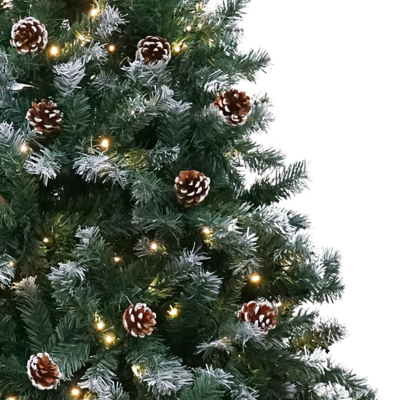 Christabelle 1.2m Pre Lit LED Christmas Tree Decor with Pine Cones Xmas Decorations - RnR Galore
