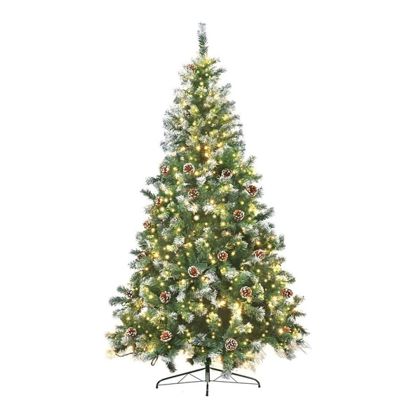 Christabelle 1.2m Pre Lit LED Christmas Tree Decor with Pine Cones Xmas Decorations - RnR Galore