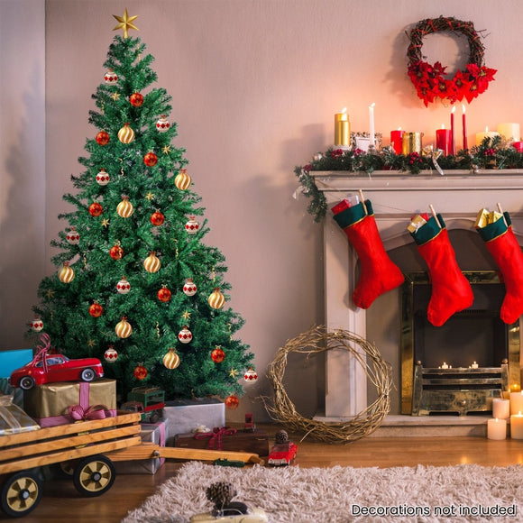 Christabelle Green Christmas Tree 2.4m Xmas Decor Decorations - 1500 Tips - RnR Galore