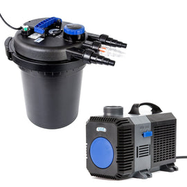 Combo Aquarium Garden Filter 10000L/H + Submersible Water Pump 16000L/H - RnR Galore