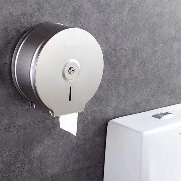 Commercial Restaurant Stainless Steel Toilet Paper Tissue Holder Dispenser Chrome - RnR Galore