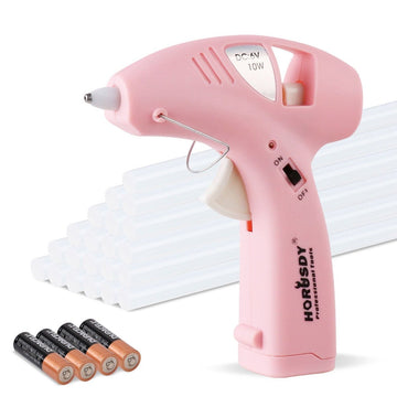 Cordless Hot Glue Gun 20 Glue Sticks & Batteries Included Craft DIY Repair Tool - RnR Galore