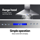 Devanti 1500mm Range Hood 150cm BBQ Commercial Rangehood - RnR Galore
