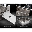 Devanti 20L Electric Commercial Deep Fryer Double Baskets 4400W - RnR Galore
